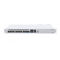 MikroTik Cloud Router Switch CRS312-4C+8XG-RM - Switch - L3 - Managed - 12 x 10 Gigabit Ethernet + 4 x combo 10 Gigabit SFP+ - rack-mountable - AC 100 - 240 V