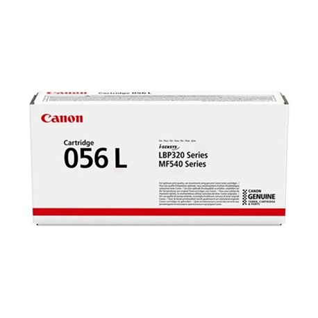 Canon 056 L - Black - original - toner cartridge - for ImageCLASS MF543dw; i-SENSYS LBP325x, MF542x, MF543x, MF552dw, MF553dw - 1