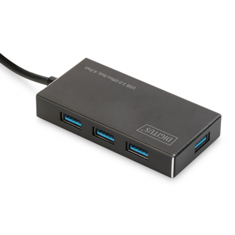 DIGITUS USB 3.0 Office Hub DA-70240-1 - Hub - 4 x SuperSpeed USB 3.0 - desktop - 4