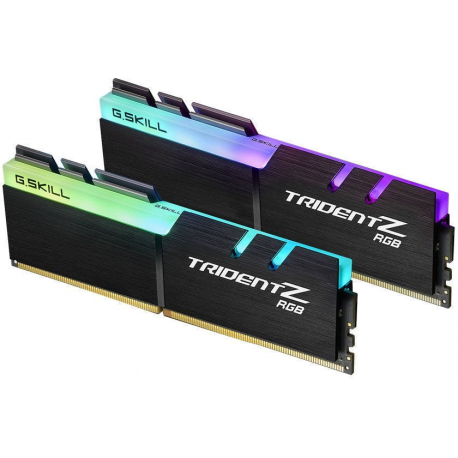 G.Skill TridentZ RGB Series - DDR4 - kit - 32 GB: 2 x 16 GB - DIMM 288-pin - 3200 MHz  /  PC4-25600 - CL16 - 1.35 V - unbuffered - non-ECC - 1