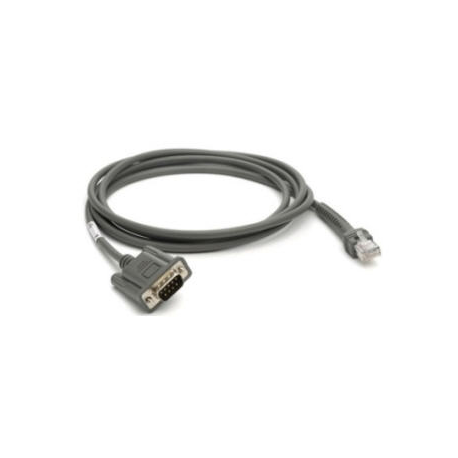 Zebra - Serial cable - DB-9 (F) to RJ-45 (M) - 2.13 m - for Symbol LS2208 - 2