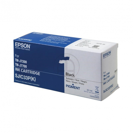 Epson - Black - original - ink cartridge - for TM J7200, J7700 - 1