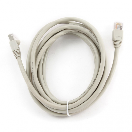 cablexpert - Patch cable - RJ-45 (M) to RJ-45 (M) - 3 m - UTP - CAT 6 - molded, stranded - grey - 3