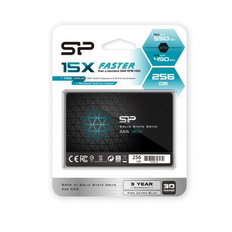 SILICON POWER A55 - SSD - 256 GB - internal - 2.5" - SATA 6Gb / s - 1