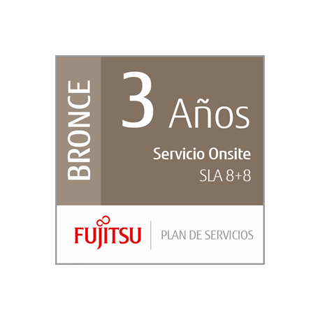 Fujitsu Scanner Service Program 3 Year Bronze Service Plan for Fujitsu Low-Volume Production Scanners - Extended service agreement (extension) - parts and labour - 3 years - on-site - 8x5 - response time: 8 h - repair time: 8 hours - for fi-7600, 7700, 7700S - 1