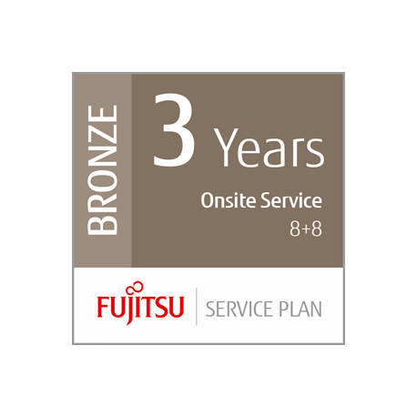 Fujitsu Scanner Service Program 3 Year Bronze Service Plan for Fujitsu Low-Volume Production Scanners - Extended service agreement (extension) - parts and labour - 3 years - on-site - 8x5 - response time: 8 h - repair time: 8 hours - for fi-7600, 7700, 7700S - 2