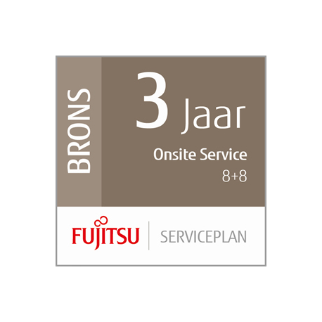 Fujitsu Scanner Service Program 3 Year Bronze Service Plan for Fujitsu Low-Volume Production Scanners - Extended service agreement (extension) - parts and labour - 3 years - on-site - 8x5 - response time: 8 h - repair time: 8 hours - for fi-7600, 7700, 7700S - 3