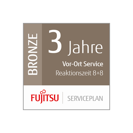 Fujitsu Scanner Service Program 3 Year Bronze Service Plan for Fujitsu Low-Volume Production Scanners - Extended service agreement (extension) - parts and labour - 3 years - on-site - 8x5 - response time: 8 h - repair time: 8 hours - for fi-7600, 7700, 7700S - 5