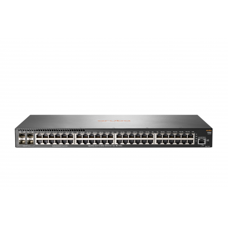 HPE Aruba 2930F 48G 4SFP - Switch - L3 - Managed - 48 x 10 / 100 / 1000 + 4 x Gigabit SFP (uplink) - rack-mountable - 3