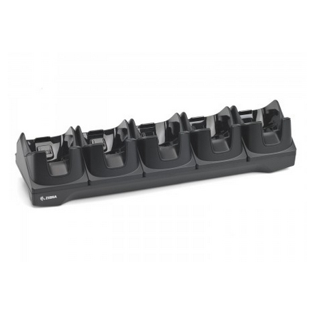 Zebra 5Slot Charge Only Cradle - Handheld charging stand - output connectors: 5 - for Zebra TC8000, TC8000 Premium, TC8000 Standard, TC8300 - 1