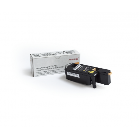 Xerox WorkCentre 6027 - Yellow - original - toner cartridge - for Phaser 6020V_BI, 6022 / NI, 6022V_NI; WorkCentre 6025V_BI, 6027 / NI, 6027V_NI - 2