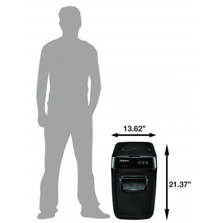 Fellowes AutoMax 150C - Shredder - cross-cut - 4 x 38 mm - P-4, O-3, T-4 - 5