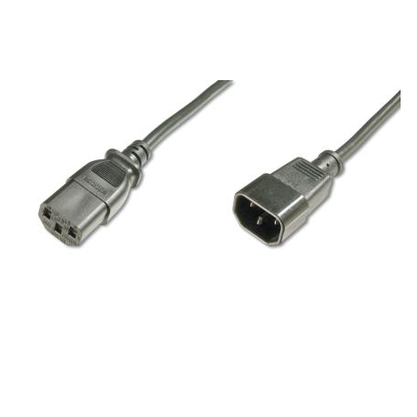 ASSMANN - Power extension cable - IEC 60320 C14 to IEC 60320 C13 - 1.8 m - black - 1