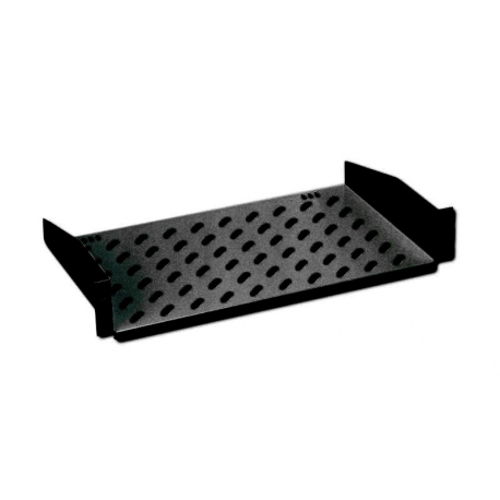 Digitus DN-19 TRAY-2-SW - Rack shelf - RAL 9005 - 2U - 19" - 2