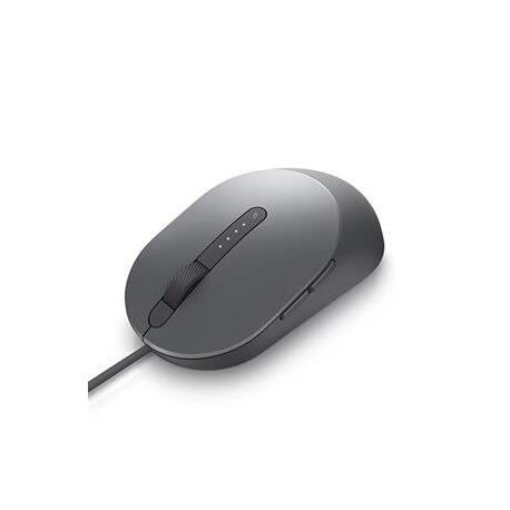 Dell MS3220 - Mouse - laser - 5 buttons - wired - USB 2.0 - titan grey - with 3 years Advanced Exchange Service - 0