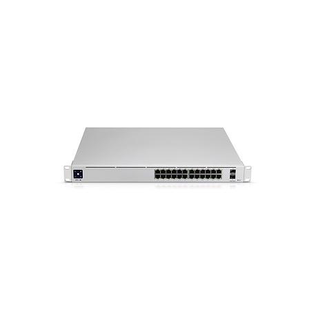 Ubiquiti UniFi Switch USW-Pro-24-POE - Switch - Managed - 24 x 10/100/1000 (16 PoE+, 8 PoE++) + 2 x 10 Gigabit SFP+ (uplink) - desktop, rack-mountable - PoE++ (400 W) - 2