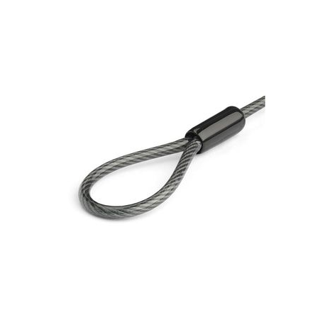 StarTech.com Universal Laptop Cable Lock Expansion Loop, 6” (15cm) Anti Theft 4-Digit Combination K-Slot Lock, Computer Security Cable to Create Twin / Multi-Head Lock for Multiple Devices - Security Cable Loop (BRNCHLOCK) - Security cable lock - black & silver - 15 cm - 3