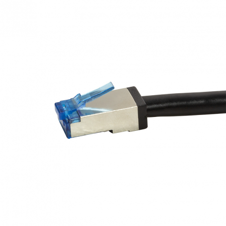 LogiLink Professional - Patch cable - RJ-45 (M) to RJ-45 (M) - 50 m - SFTP - CAT 6a - halogen-free, outdoor - black - 4
