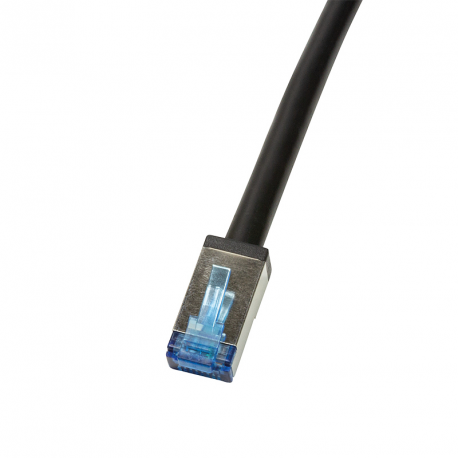 LogiLink Professional - Patch cable - RJ-45 (M) to RJ-45 (M) - 50 m - SFTP - CAT 6a - halogen-free, outdoor - black - 7