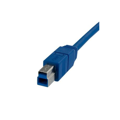 StarTech.com 3m Black SuperSpeed USB 3.0 Cable A to B M/M - USB cable - USB Type B (M) to USB Type A (M) - USB 3.0 - 3 m - molded - black - 1