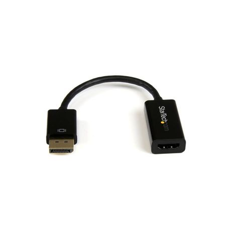 StarTech.com DisplayPort 1.2 to HDMI Adapter - 4K 30Hz - Active Audio Video Converter for DP laptop computers and HDMI Monitor Displays (DP2HD4KS) - Video converter - DisplayPort - HDMI - for P/N: SV231QDPU34K, TB3CDK2DP, TB3CDK2DPUE, TB3DK2DHV, TB3DK2DHVUE, TB3DK2DPM2, TB3DKM2DPL - 0