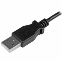StarTech.com Left Angle Micro USB Cable - 1 ft  /  0.5m - 90 degree - USB Cord - USB Charger Cable - USB to Micro USB Cable (USBAUB50CMLA) - USB cable - Micro-USB Type B (M) left-angled to USB (M) - USB 2.0 - 50 cm - black - for P / N: USB2PCARBK, USB2PCARBKS, USBEXTAA10BK, USBEXTAA6BK, USBLT2PCARW, USBUB2PCARB