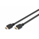 DIGITUS - Ultra High Speed HDMI with Ethernet cable - HDMI male to HDMI male - 1 m - triple shielded - black - 8K support, Dolby DTS-HD Master Audio support, Dolby TrueHD support