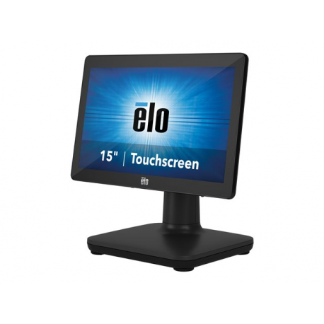 EloPOS System i5 - All-in-one - 1 x Core i5 8500T  /  2.1 GHz - vPro - RAM 8 GB - SSD 128 GB - UHD Graphics 630 - GigE - WLAN: 802.11a / b / g / n / ac, Bluetooth 5.0 - Win 10 IoT Enterprise LTSB 64-bit - monitor: LED 15.6" 1366 x 768 (HD) touchscreen - black - 1