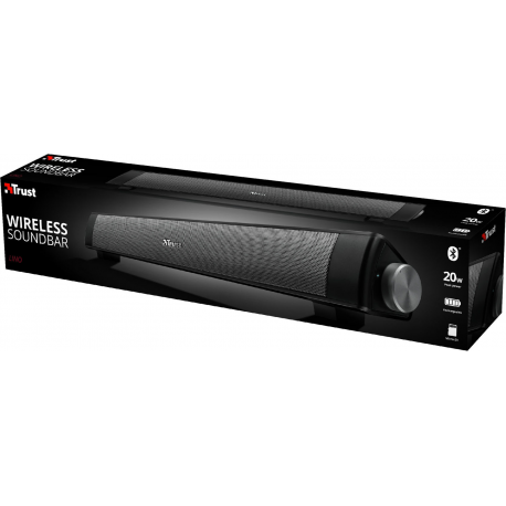 Trust Lino - Sound bar - wireless - Bluetooth - 10 Watt - 5