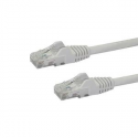 StarTech.com 100ft CAT6 Ethernet Cable, 10 Gigabit Snagless RJ45 650MHz 100W PoE Patch Cord, CAT 6 10GbE UTP Network Cable w / Strain Relief, White, Fluke Tested / Wiring is UL Certified / TIA - Category 6 - 24AWG (N6PATCH100WH) - Patch cable - RJ-45 (M) to RJ-45 (M) - 30.5 m - UTP - CAT 6 - snagless - white