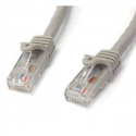 StarTech.com 75ft CAT6 Ethernet Cable, 10 Gigabit Snagless RJ45 650MHz 100W PoE Patch Cord, CAT 6 10GbE UTP Network Cable w / Strain Relief, Gray, Fluke Tested / Wiring is UL Certified / TIA - Category 6 - 24AWG (N6PATCH75GR) - Patch cable - RJ-45 (M) to RJ-45 (M) - 22.9 m - UTP - CAT 6 - snagless - grey