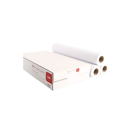 Océ Standard Papier IJM021 - Smooth - uncoated - 113 micron - high white - Roll (91.4 cm x 50 m) - 90 g / m² - 3 roll(s) paper - 0