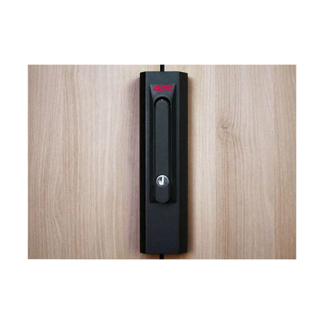 APC NetShelter CX High Security Handle Adaptor Kit - Rack security kit - black - for P/N: AR4024SPX429, AR4024SPX431, AR4024SPX432, NBWL0355A, SRT1000RMXLI, SRT1000RMXLI-NC - 1