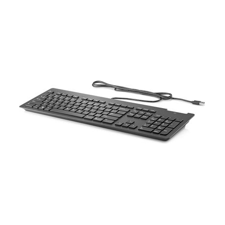 HP Business Slim - Keyboard - USB - Swedish / Finnish - black - for HP Z1 G8; EliteDesk 800 G8; EliteOne 800 G8; Workstation Z1 G8; ZBook Fury 15 G8, 17 G8 - 0