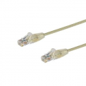 StarTech.com 50cm Slim LSZH CAT6 Ethernet Cable, 10 Gigabit Snagless RJ45 100W PoE Patch Cord, CAT 6 10GbE UTP Network Cable w / Strain Relief, Grey, Fluke Tested / ETL, Low Smoke Zero Halogen - Category 6 - 28AWG (N6PAT50CMGRS) - Patch cable - RJ-45 (M) to RJ-45 (M) - 50 cm - CAT 6 - snagless - grey