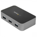 StarTech.com 4 Port USB C Hub with Power Adapter, USB 3.1/3.2 Gen 2 (10Gbps), USB Type C to 4x USB-A, Self Powered Desktop USB Hub with Fast Charging Port (BC 1.2) DCP, Desk Mountable - Windows/macOS/Linux (HB31C4AS) - Hub - 4 x USB 3.1 Gen 2 - desktop - AC 110/240 V - for P/N: PEXUSB321C
