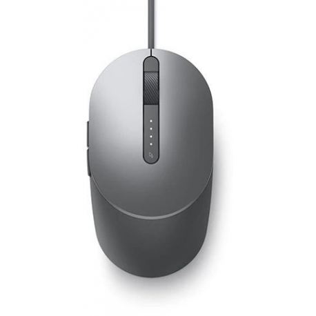 Dell MS3220 - Mouse - laser - 5 buttons - wired - USB 2.0 - titan grey - with 3 years Advanced Exchange Service - 1