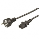 goobay NK 106 S - Power cable - IEC 60320 C13 to CEE 7 / 7 (M) - AC 250 V - 2 m - black
