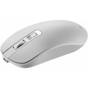 Canyon MW-18 - Mouse - right and left-handed - optical - 4 buttons - wireless - 2.4 GHz - USB wireless receiver - pearl white - retail - blister