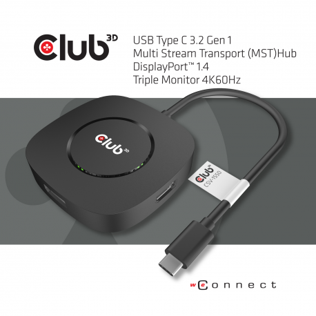 Club 3D - Docking station - USB-C 3.2 Gen 1 - DP - 11