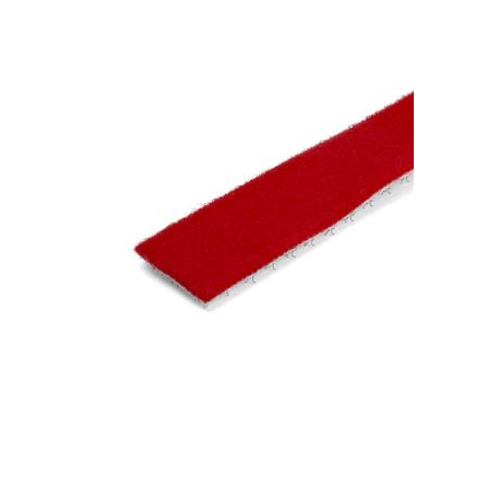 StarTech.com 50ft Hook and Loop Roll, Cut-to-Size Reusable Cable Ties, Bulk Industrial Wire Fastener Tape  /  Adjustable Fabric Wraps Red  /  Resuable Self Gripping Cable Management Straps - Adjustable Loop Ties (HKLP50RD) - Hook & loop fastener - 15.24 m - red - for P / N: HKLP50, HKLP50BL, HKLP50GN, HKLP50YW - 1
