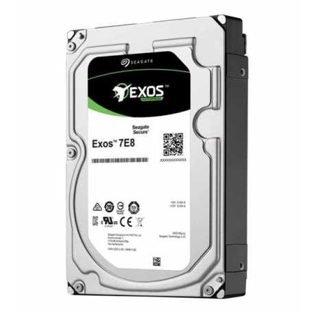 Seagate Exos 7E8 ST1000NM000A - Hard drive - 1 TB - internal - 3.5" - SATA 6Gb / s - 7200 rpm - buffer: 256 MB - 1