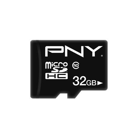 PNY Performance Plus - Flash memory card - 32 GB - Class 10 - microSDHC - 2