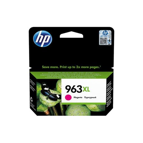 HP 963XL - 23.25 ml - High Yield - magenta - original - ink cartridge - for Officejet 9012; Officejet Pro 90XX - 0