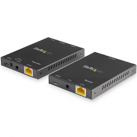 StarTech.com HDMI over CAT6 Extender Kit - 4K 60Hz - HDMI Balun Kit - Signal up to 165 ft  /  50m - HDR - 4:4:4 - 7.1 Audio Support (ST121HD20V) - Video / audio extender - HDMI - over CAT 6 - up to 50 m - 6