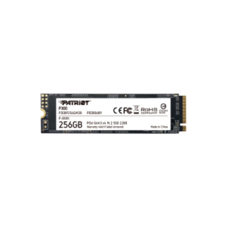 Patriot P300 - SSD - 256 GB - internal - M.2 2280 - PCIe 3.0 x4 (NVMe) - 0
