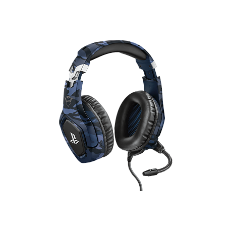 Trust Gaming GXT 488 Forze-B - Headset - full size - wired - 3.5 mm jack - blue - 1
