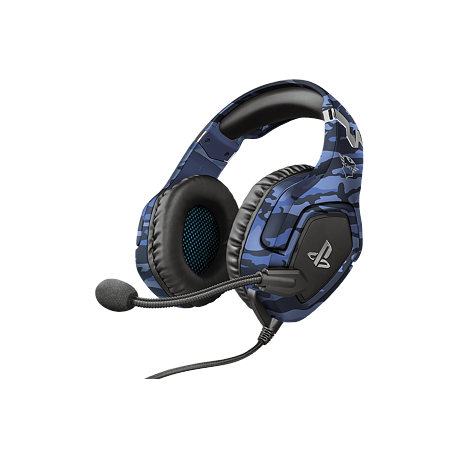 Trust Gaming GXT 488 Forze-B - Headset - full size - wired - 3.5 mm jack - blue - 2