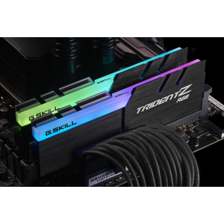 G.Skill TridentZ RGB Series - AMD Edition - DDR4 - kit - 32 GB: 2 x 16 GB - DIMM 288-pin - 3200 MHz  /  PC4-25600 - CL16 - 1.35 V - unbuffered - non-ECC - 3