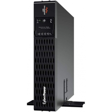 CyberPower Smart App Professional Rackmount Series PR3000ERT2U - UPS (rack-mountable  /  external) - AC 220 / 230 / 240 V - 3000 Watt - 3000 VA - RS-232, USB - output connectors: 8 - 2U - black - 3